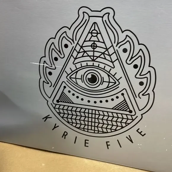 Nike Kyrle 5 Basketball Black/White Unisex Sneakers Shoes - Picture 6 of 7